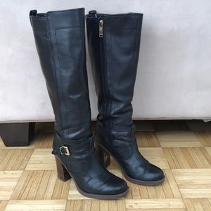 Tommy Hilfiger Knee-High Black Boots